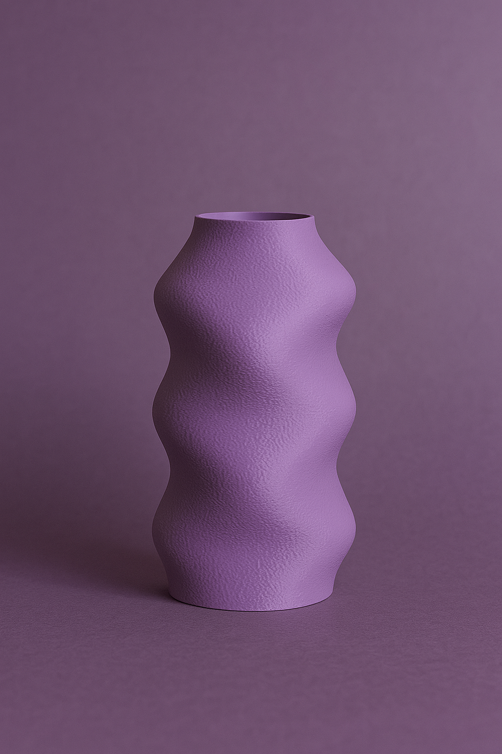 Ondula Vase Mauve