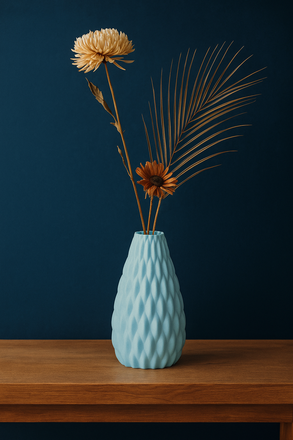 Ecala Vase Bleu Glacier