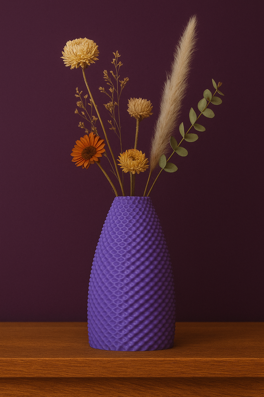 Textura Vase Lavande